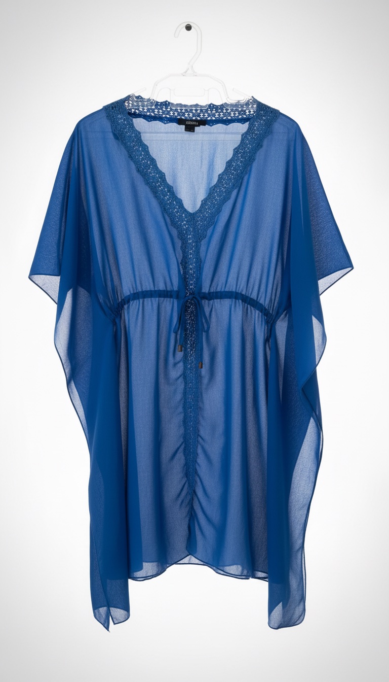 Kimono de plage Esmara bleu taille M/L 