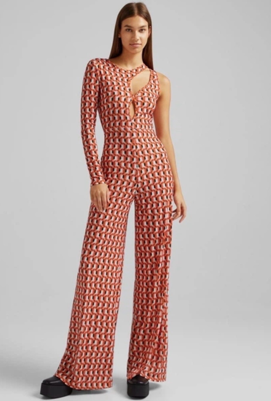 Combinaison pantalon avec imprimé de chez Bershka taille XS
