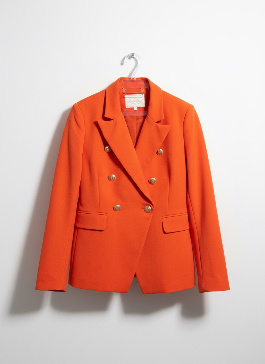 Blazer orangé d elabalrque Lulumary Paris taille L 