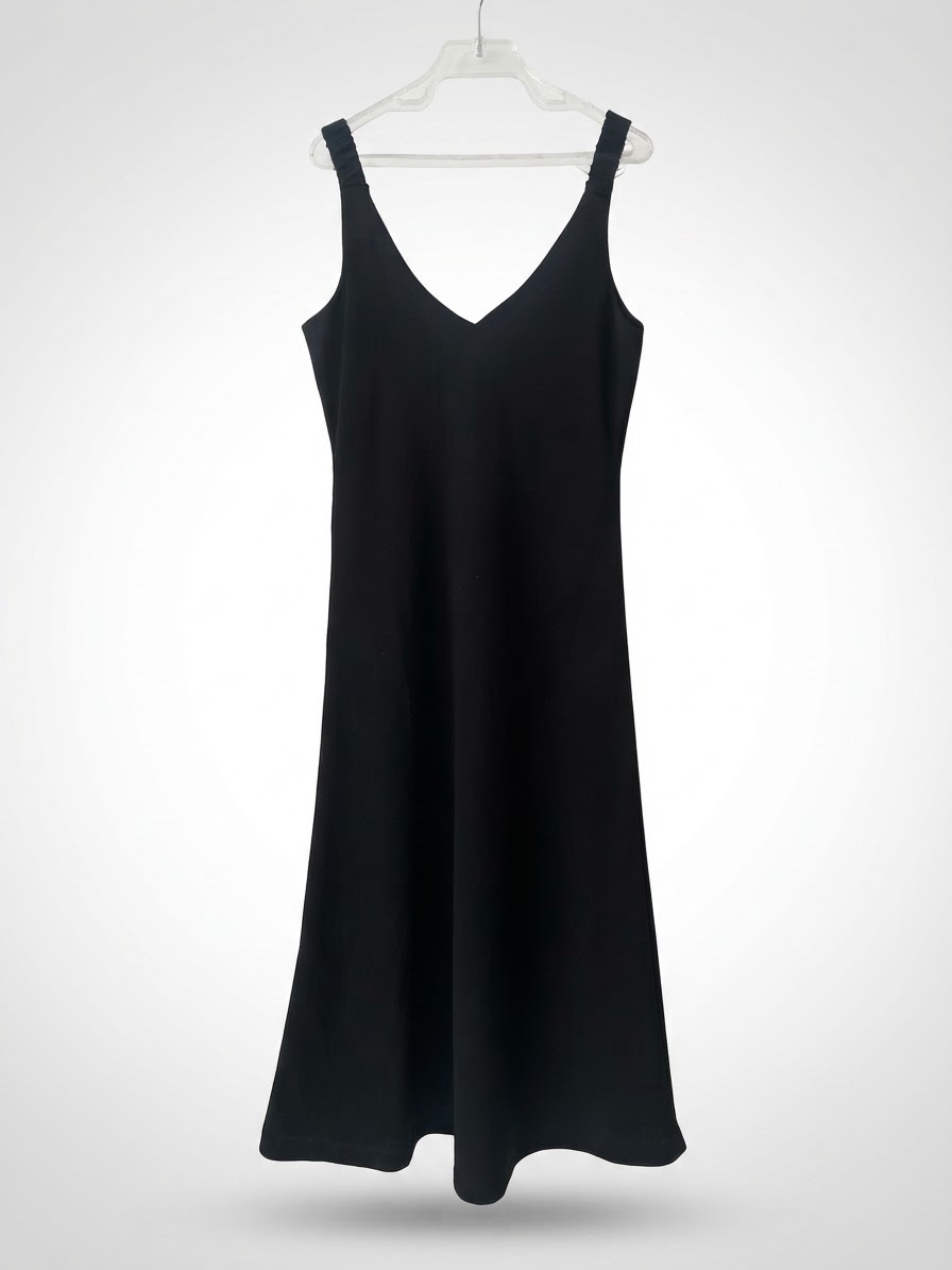 Robe midi noir de chez zara taille M 