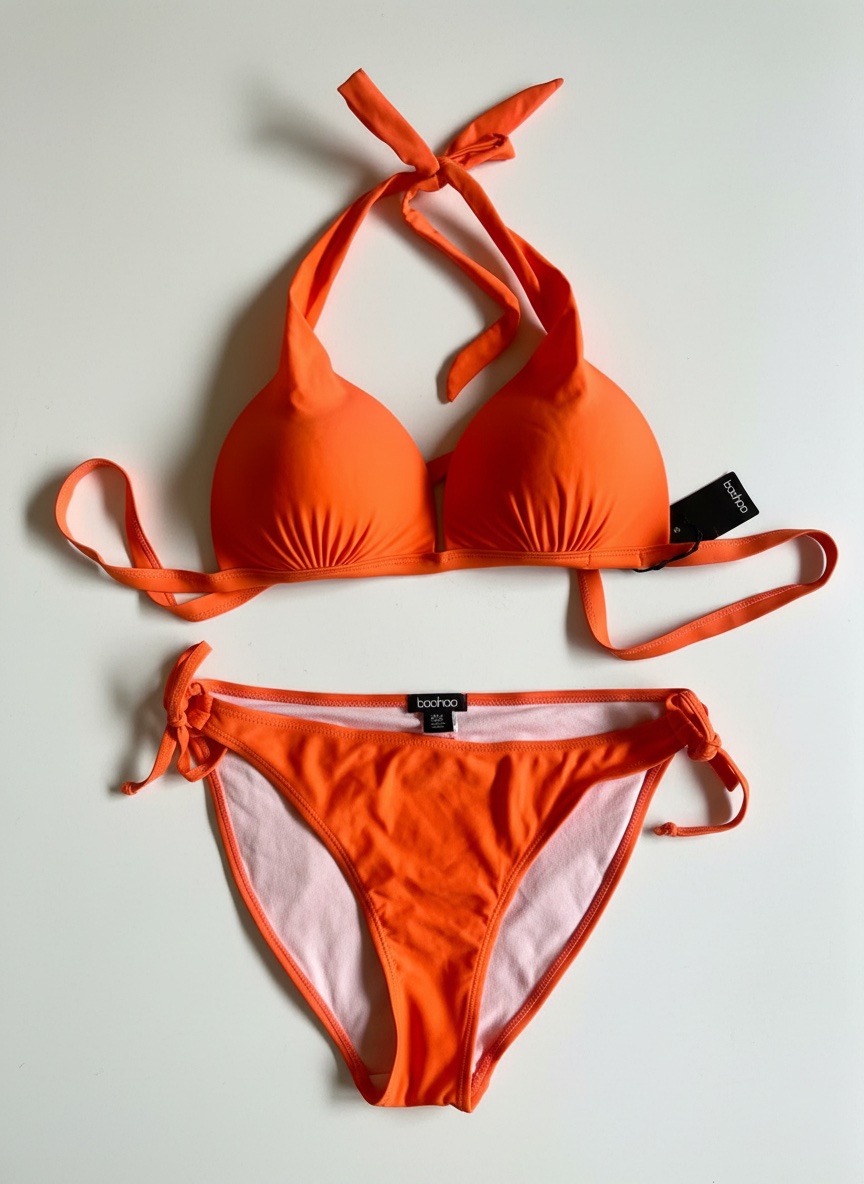 Bikini Boohoo orange taille L