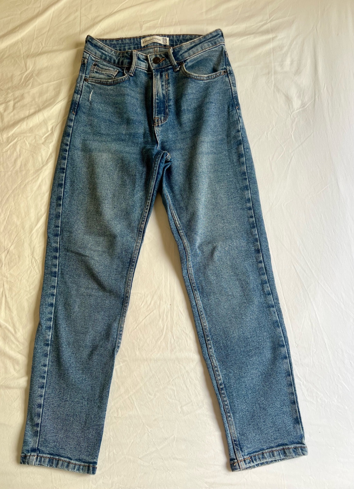 Jean stradivarius coupe Mom fit taille haute taille 38 
