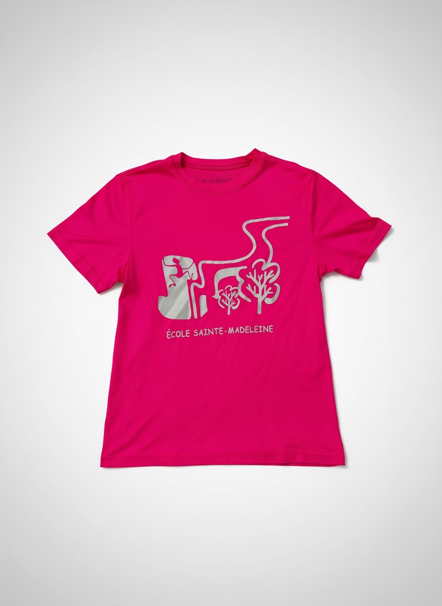 T-shirt de sport technique Fuchsia - Taille M