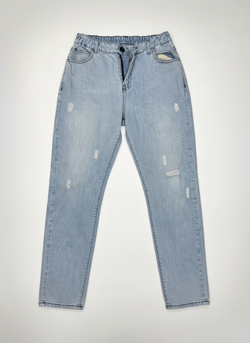 Jean bleu clair délavé - Coupe Slim