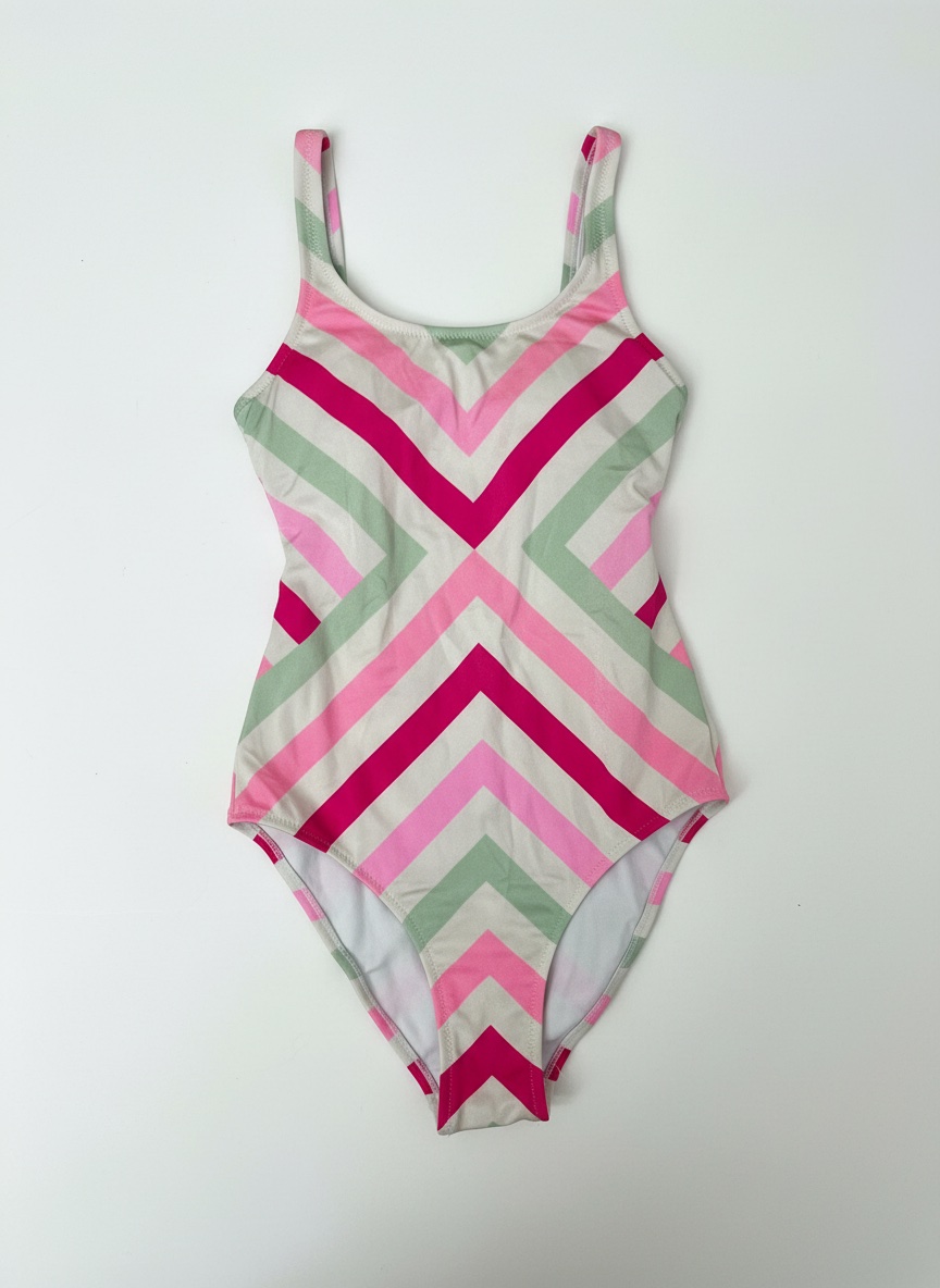 Maillot de bain une pièce à motifs géométriques - Taille 36