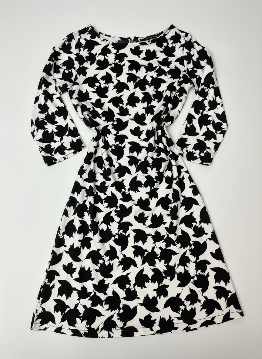 Robe courte Only - Motif noir et blanc - Taille S