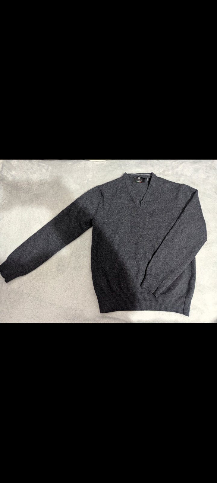 Pull IZAC laine Mérinis  gris 