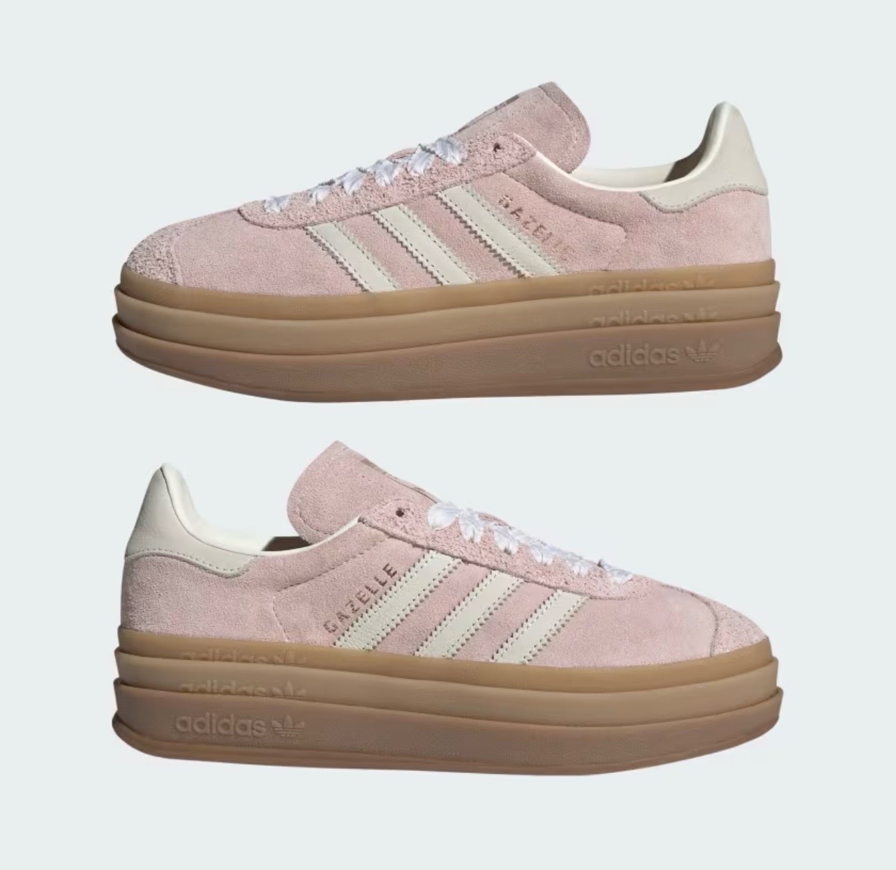 Baskets Adidas Gazelle Bold Rose Poudré – Prix négociable+ un cadeau offert