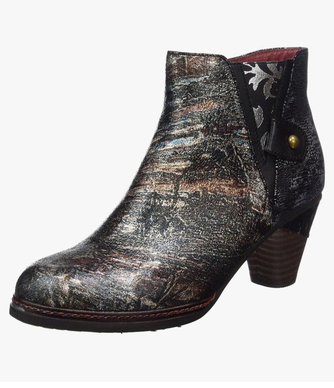 Bottes Cheville Femme LAURA VITA Alizee 41 - Design Rétro Unique en Cuir