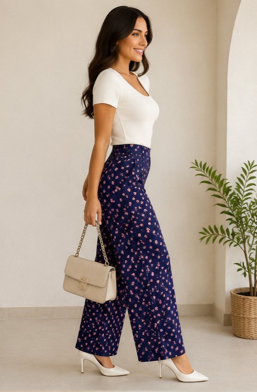 🌸✨ Pantalon Palazzo Fleuri Élégance Bohème – Un incontournable pour un look chic ! ✨🌸 🌺 💖 𝓒𝓞𝓠𝓤𝓔𝓛𝓘𝓒𝓞𝓣 💖 ✨ COQUELICOT Paris ✨