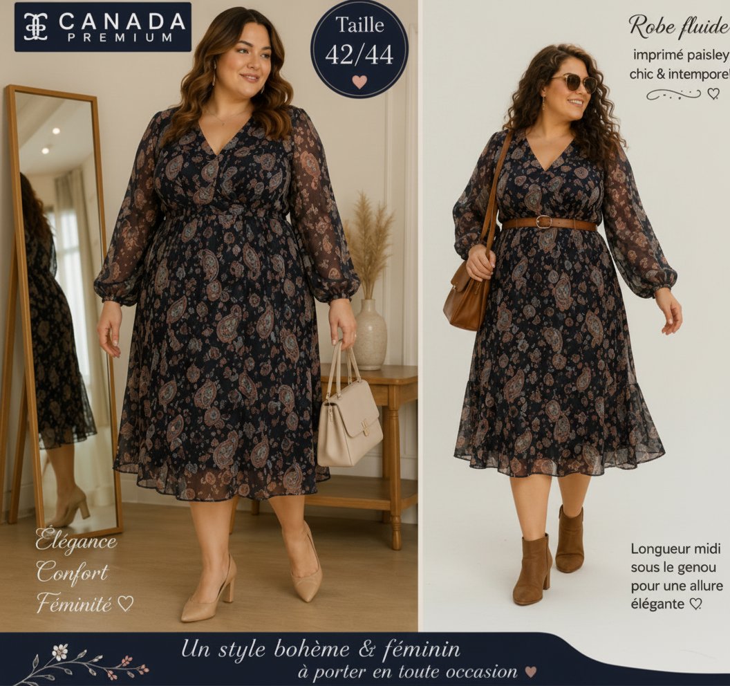 🍁✨ 𝐋𝐚 𝐑𝒐𝒃𝒆 𝐂𝐮𝒓𝒗𝒆 𝐌𝒖𝒔𝒕-𝐇𝒂𝒗𝒆 𝐬𝒊𝒈𝒏é𝒆 𝐂𝐚𝐧𝐚𝐝𝐚 𝐏𝐫𝒆𝒎𝒊𝒖𝒎 – 𝐋𝒐𝒐𝒌 𝐁𝒐𝒉è𝒎𝒆 𝐈𝒄𝒐𝒏𝒊𝒒𝒖𝒆 ✨🍁