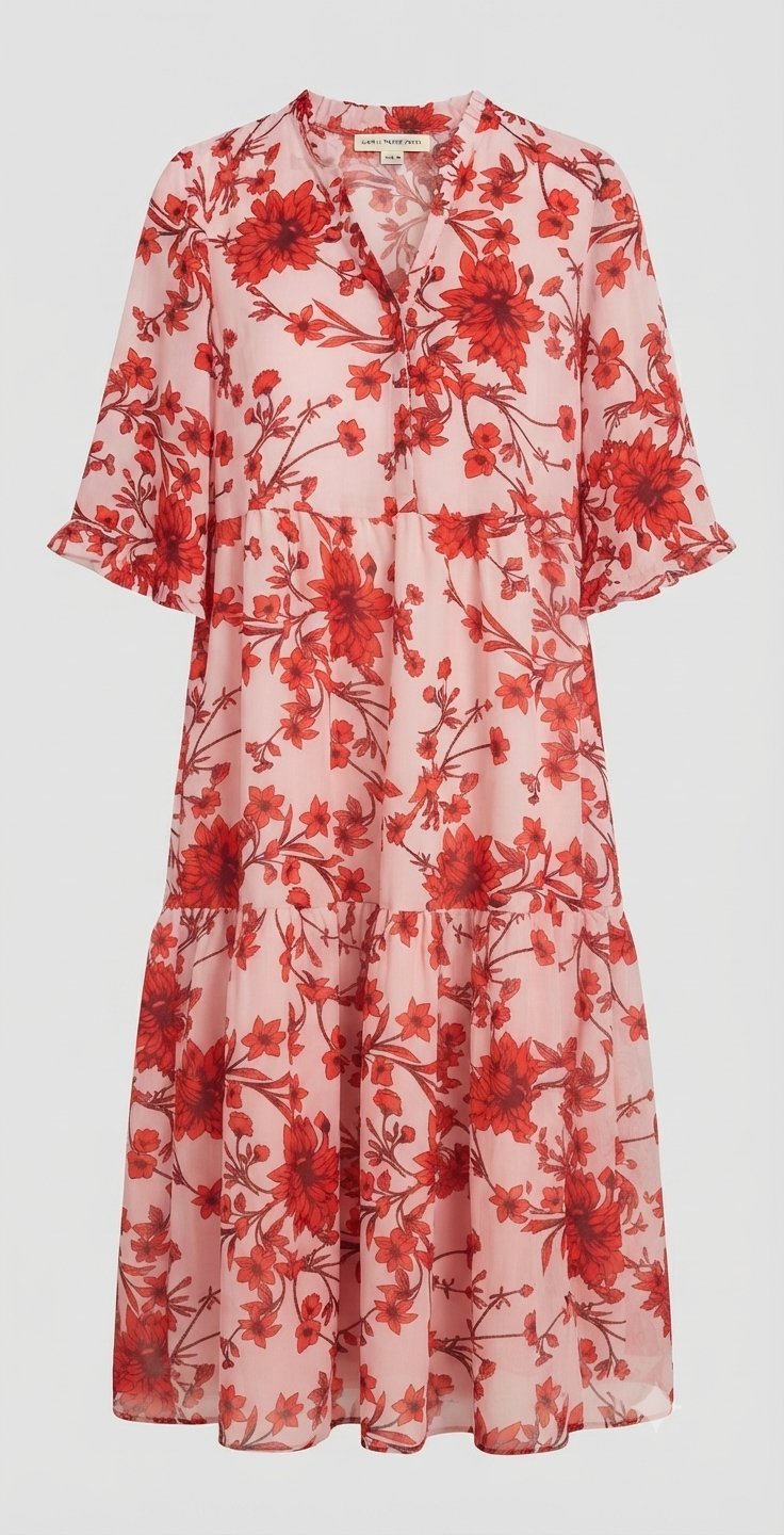 Robe d’été Fleurie Bohème🌹🌞🌺🌸😍🥰 – État Neuf & Ultra Fluide ! ✨💃🍒🌸♥️