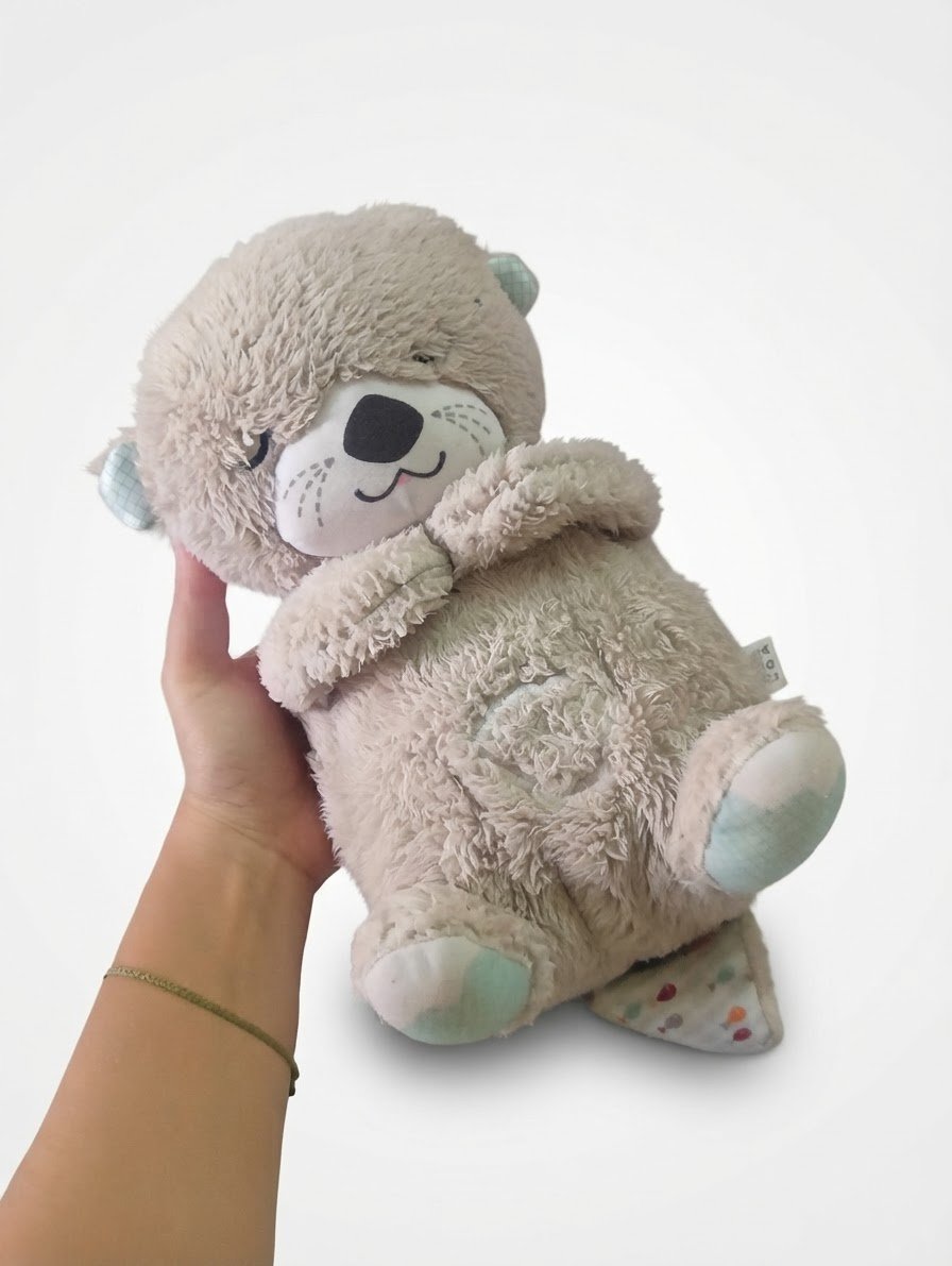 Peluche ma loutre câlins bébé 