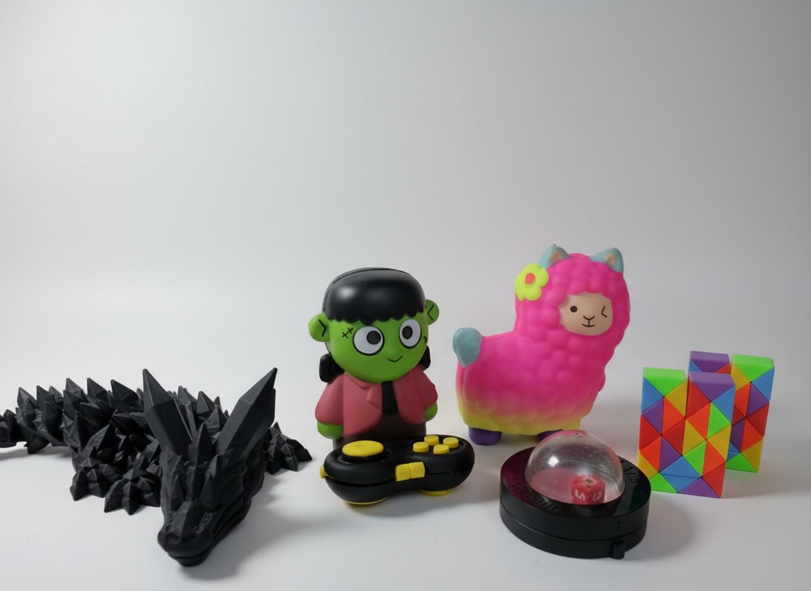 7 piece fidget et squichi 