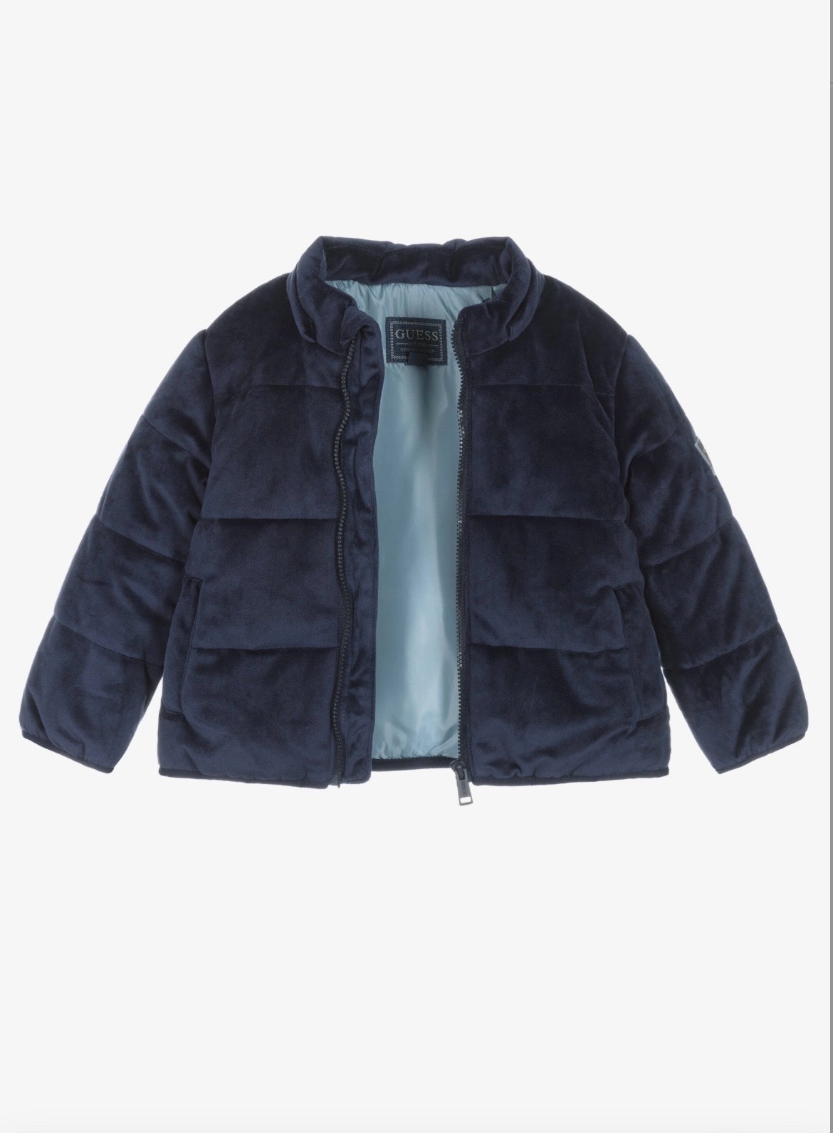 Manteau guess bleu velour 
