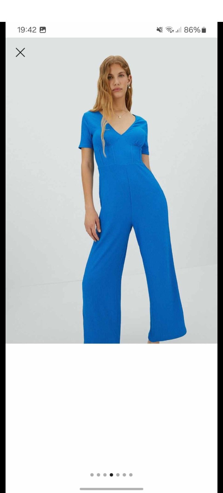 Combinaison bleu 