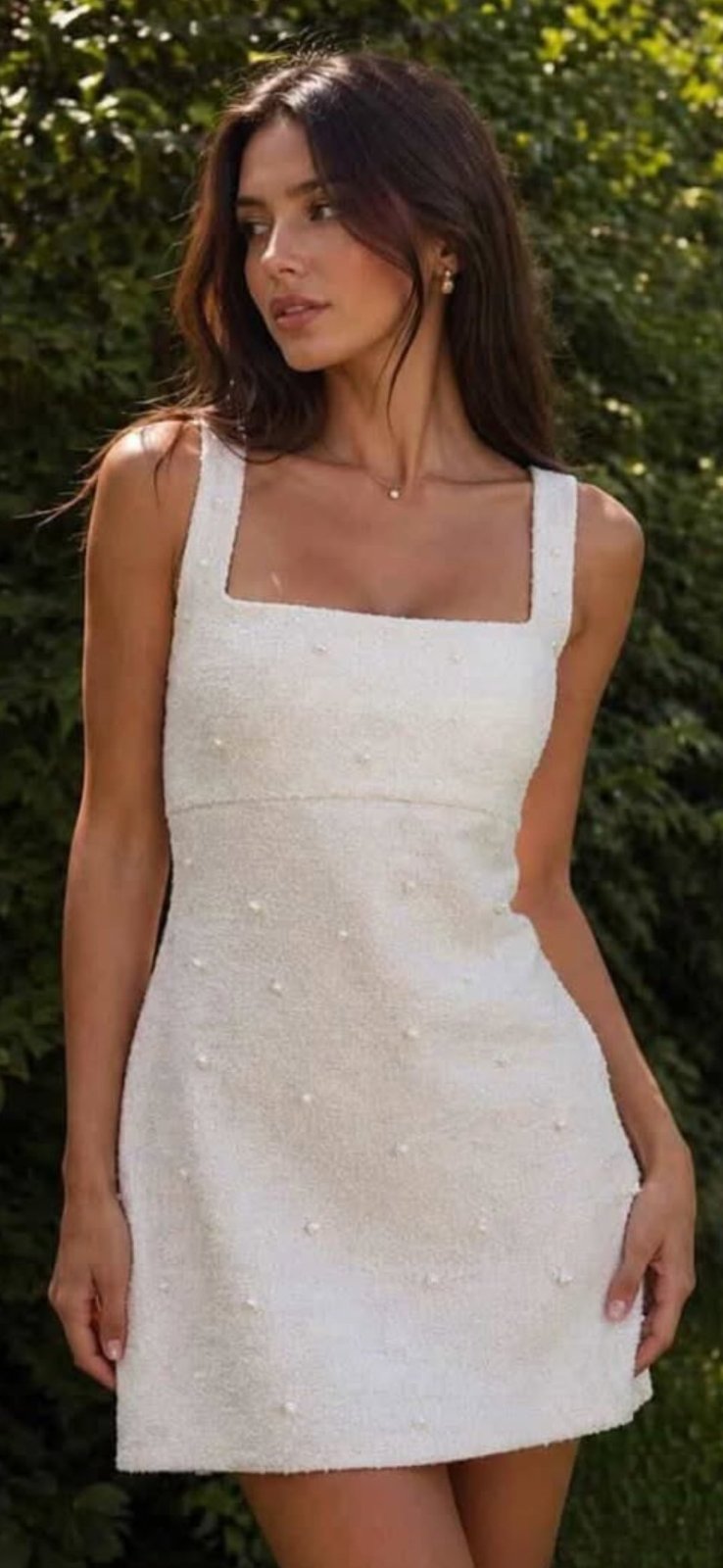 Robe blanc cassé 