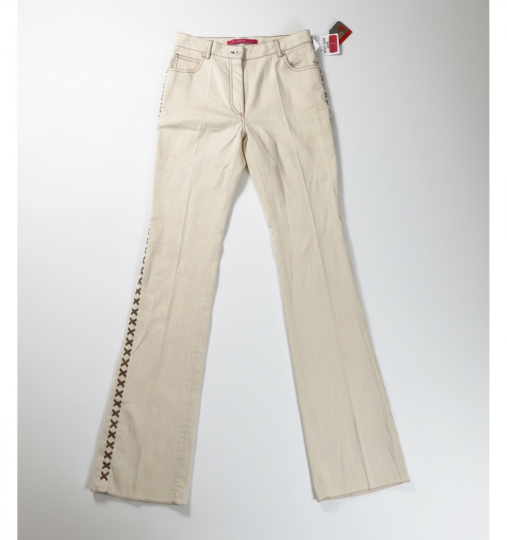 Pantalon 90% soie 10% cotton taille S