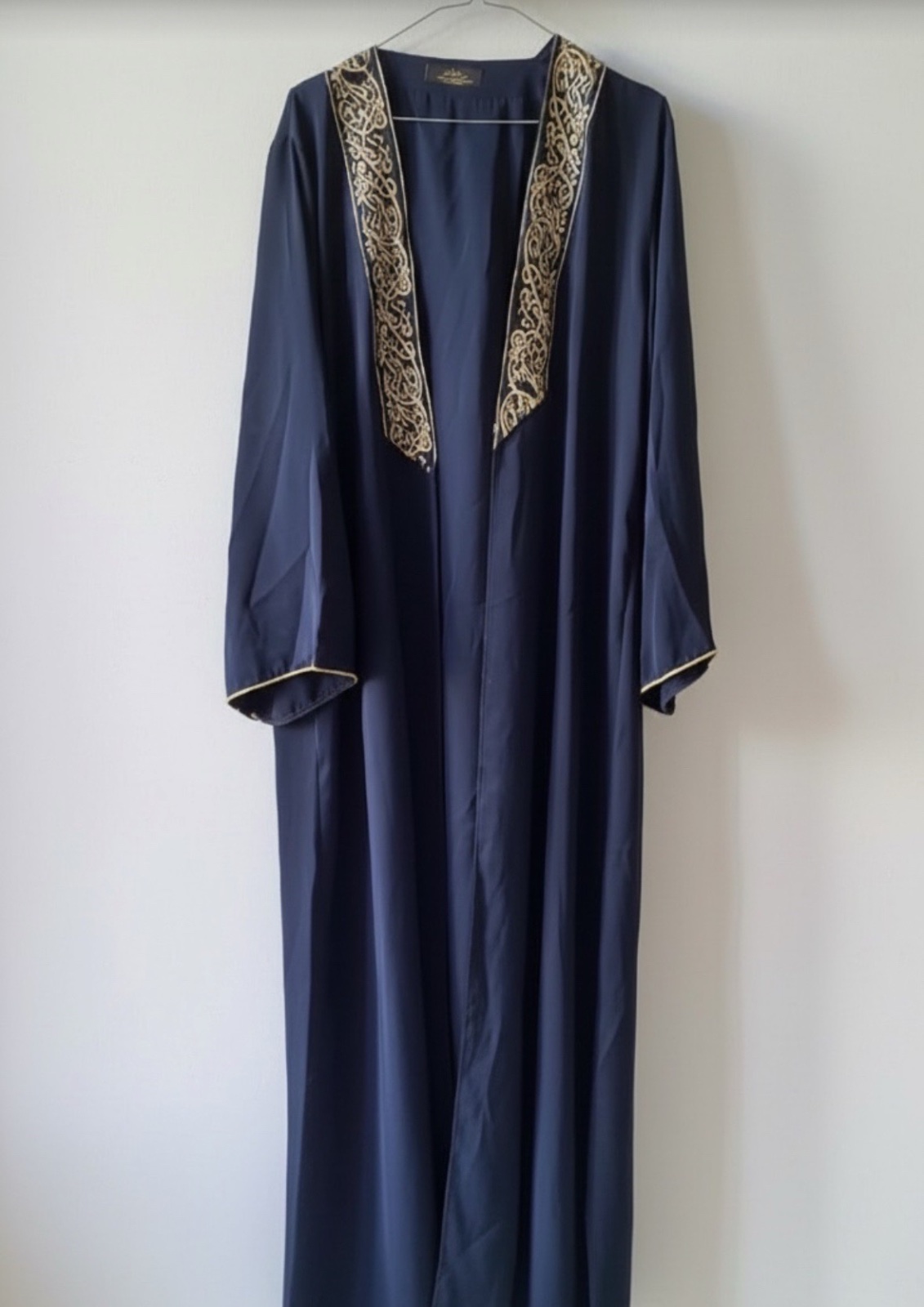 Abaya bleu 