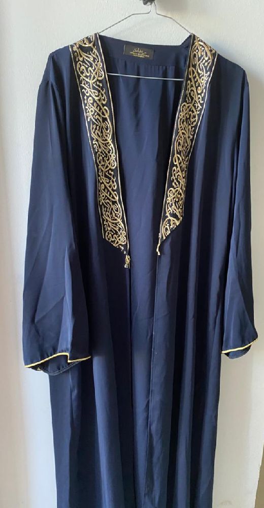 Abaya bleu 