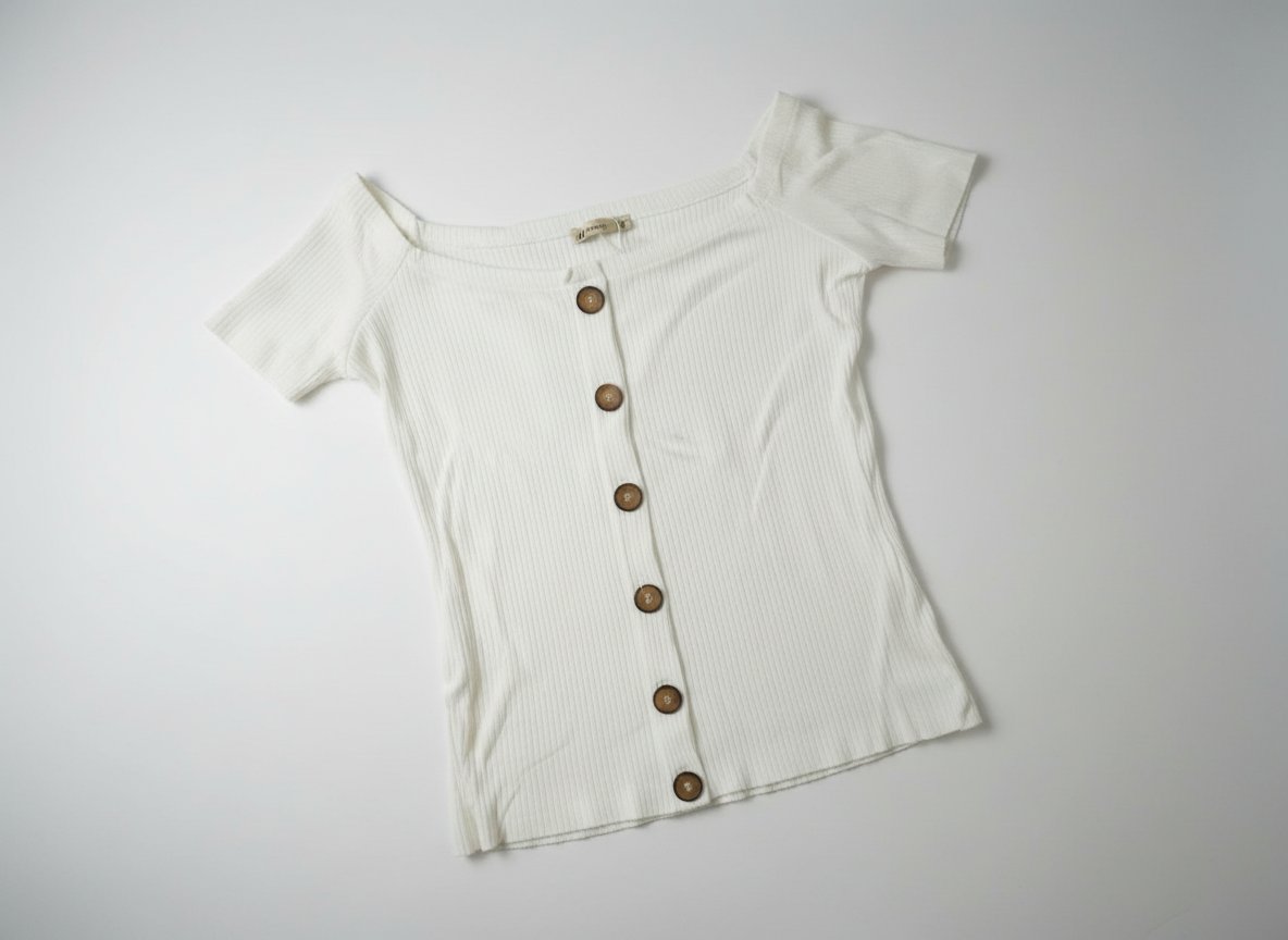 White off the shoulder top HA