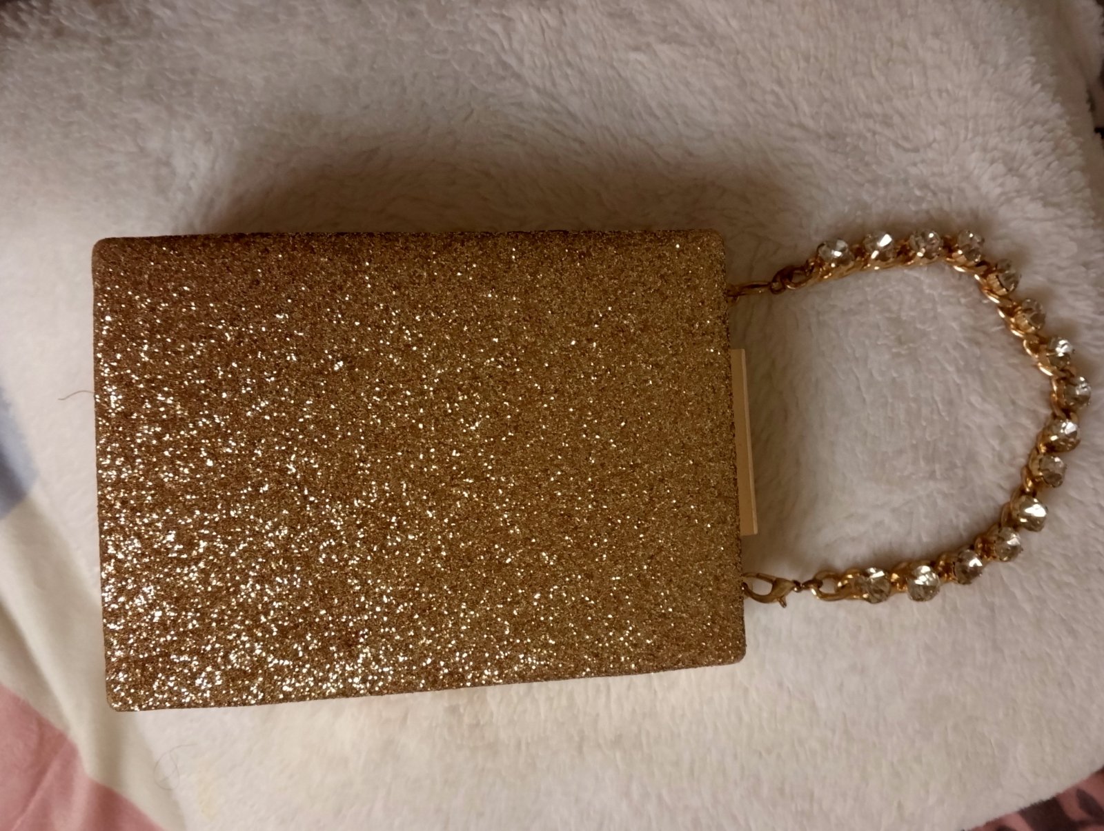 Mini sac soirée doré 