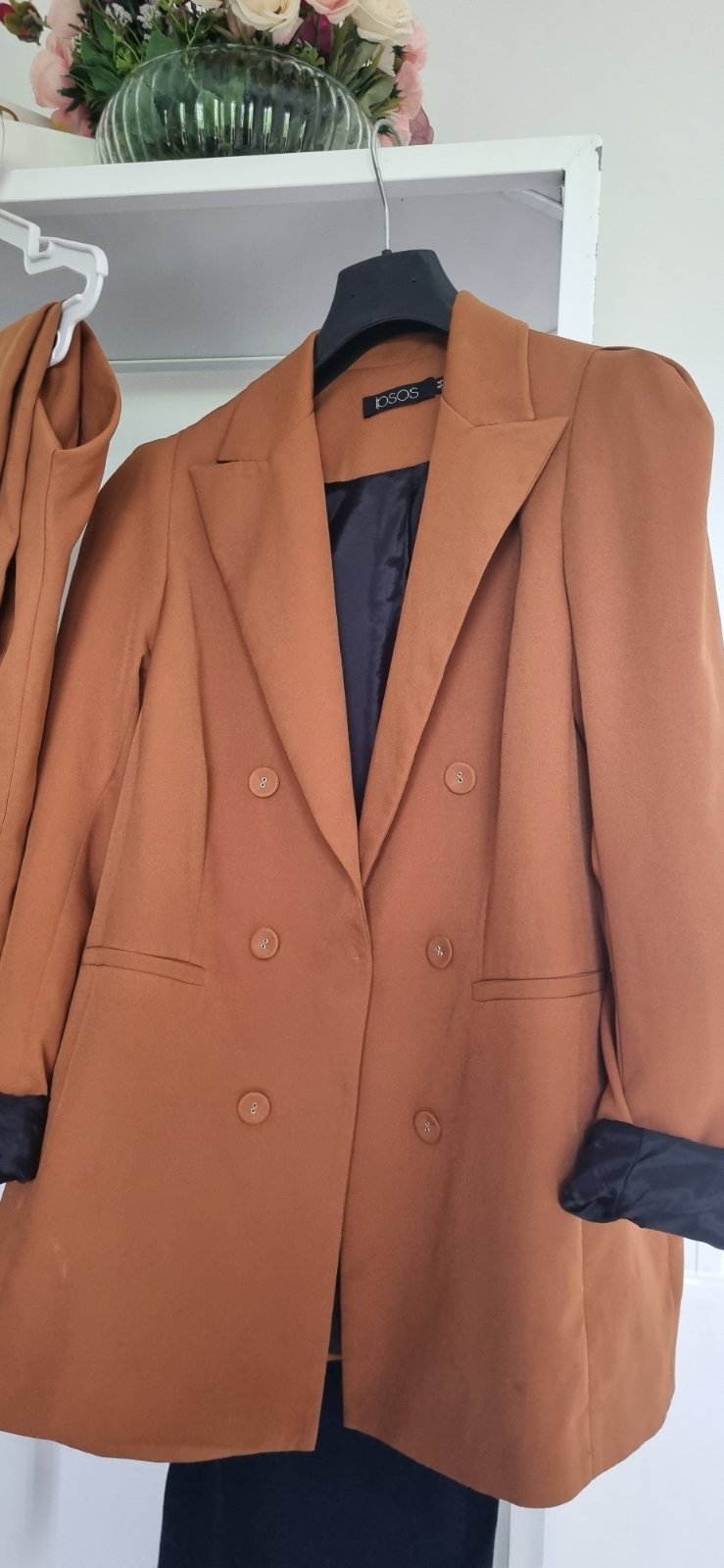 Tailleur femme camel