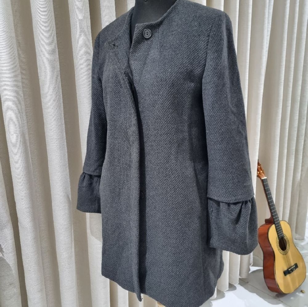 Manteau gris charbon
