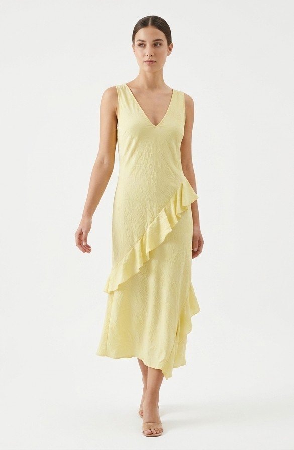 Robe effet satiné 
