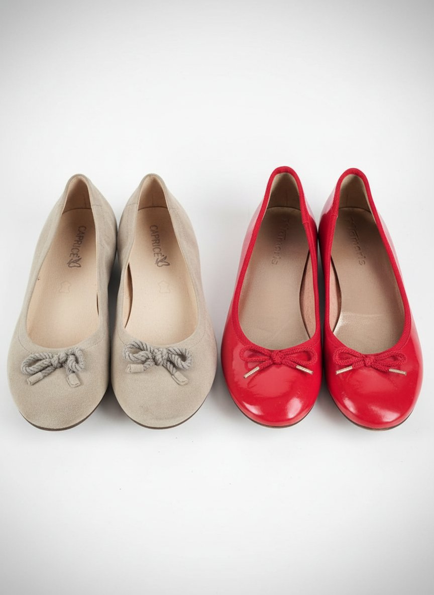CHILA BILA deux mocassins le rouge pointure 41 et le beige 40