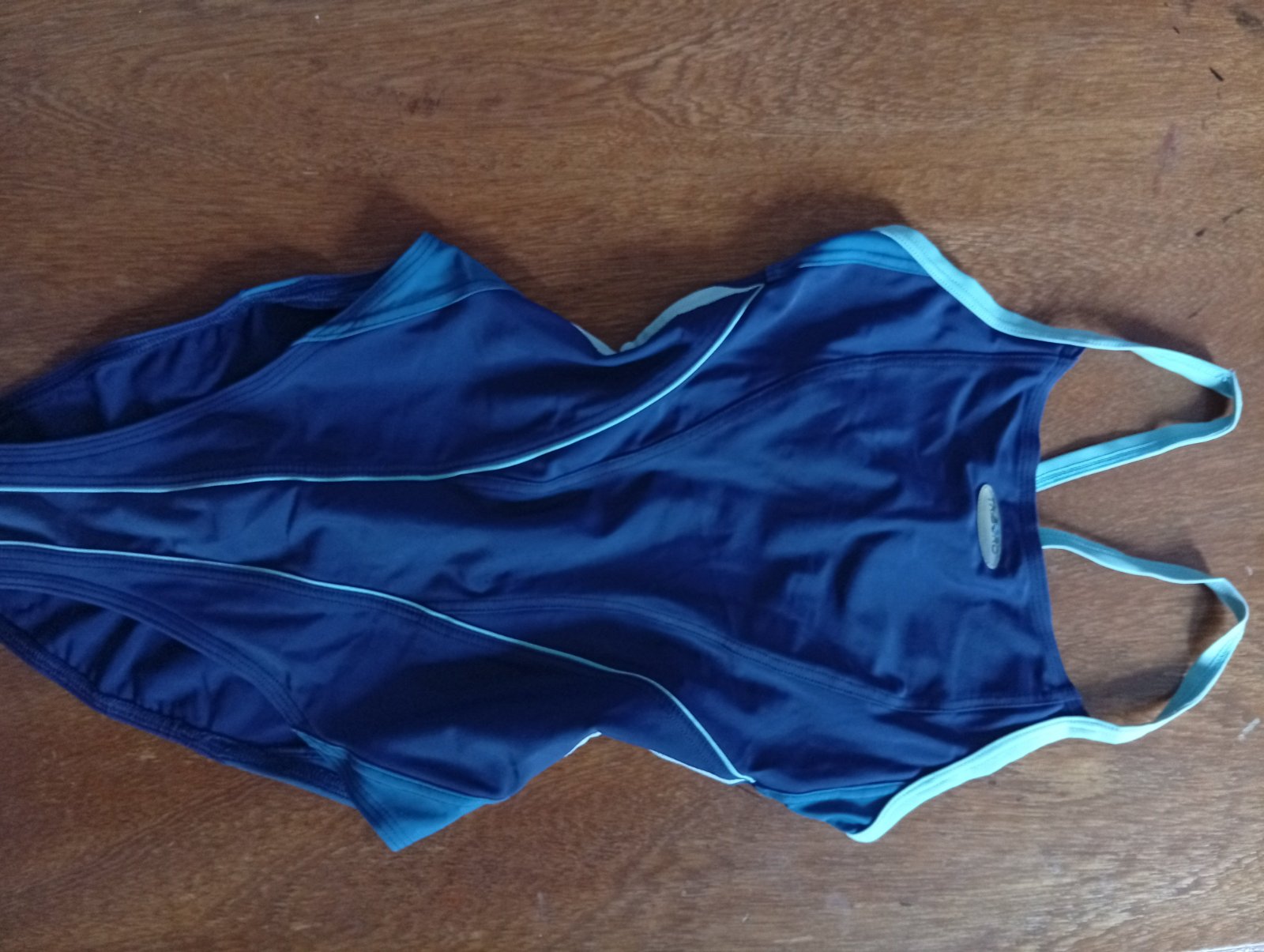 Maillot 1 pièce bleu