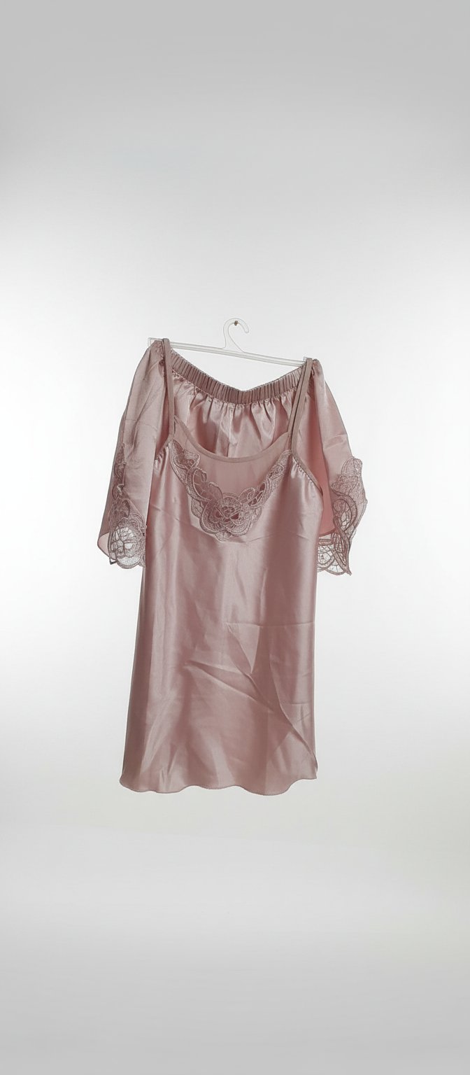 2 pieces satin lingerie 