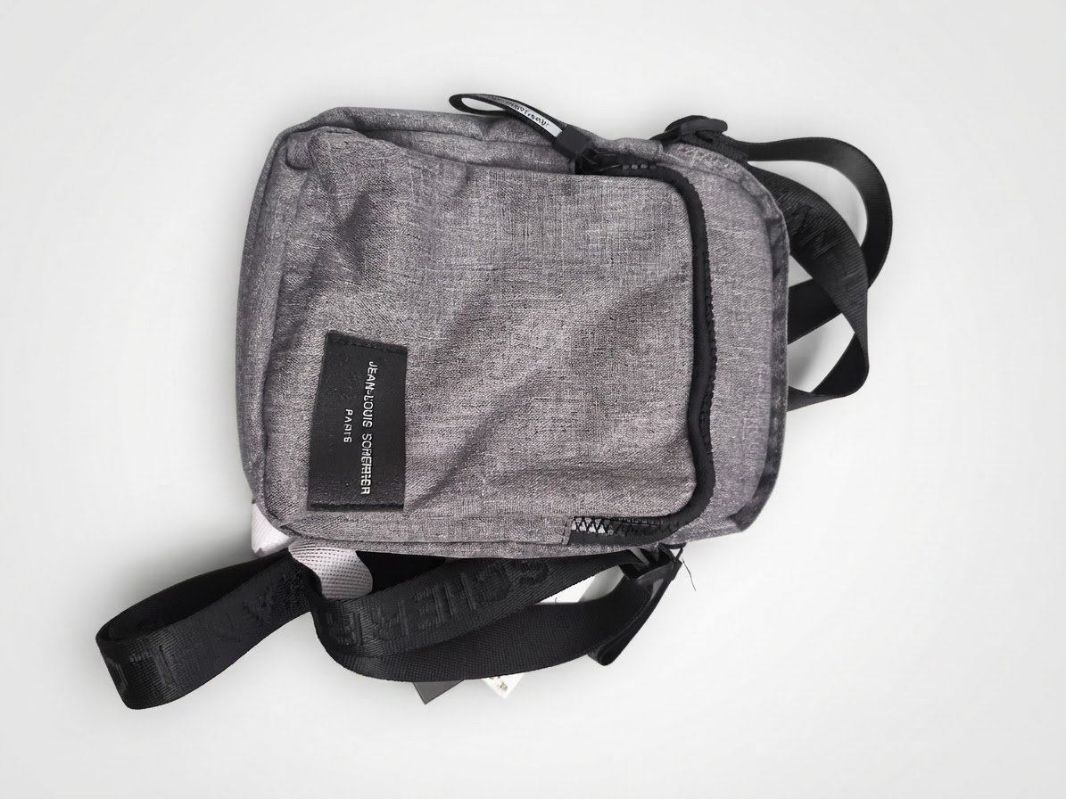 Sacoche / Sac bandoulière Jean-Louis Scherrer Paris gris – Neuf avec étiquette