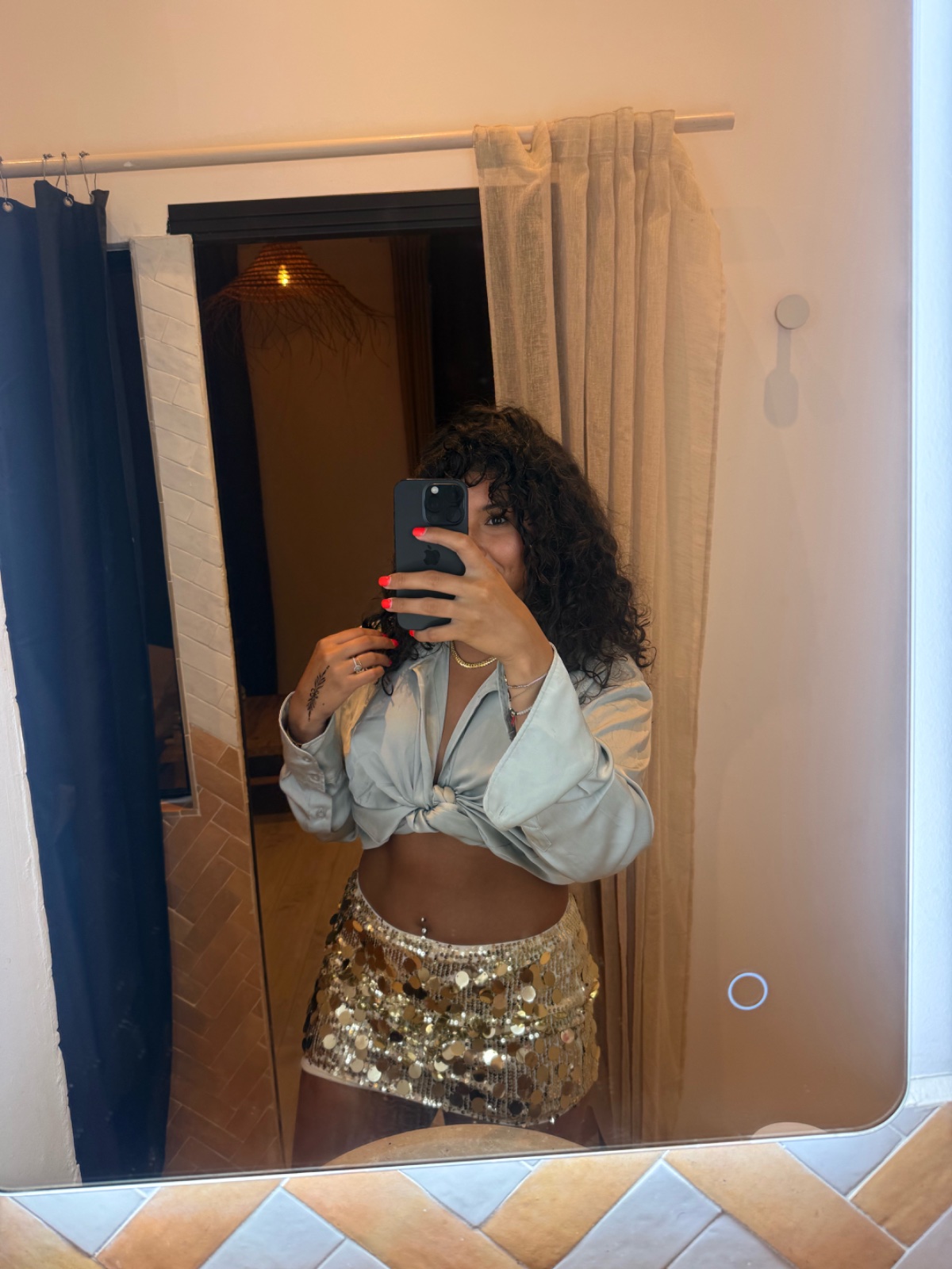 Jupe a sequin 