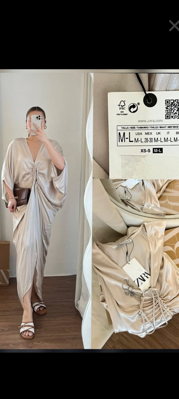Robe caftan ZARA