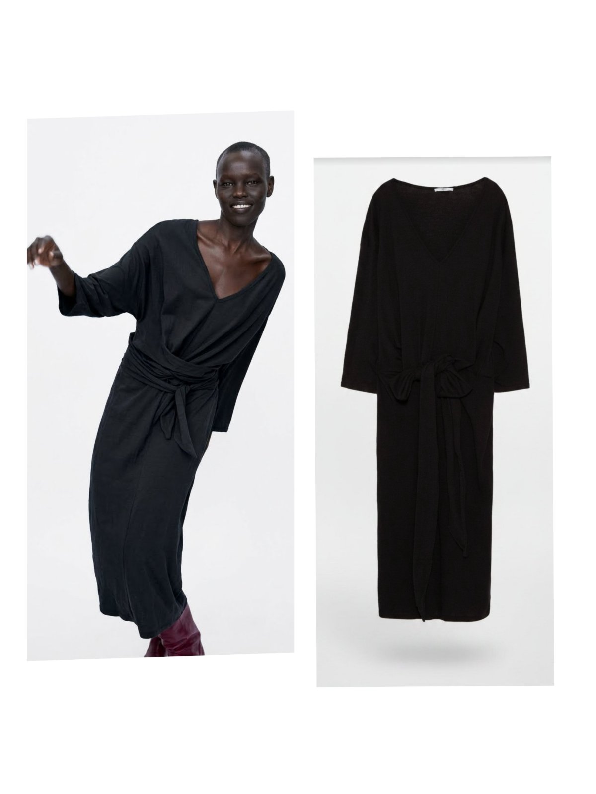 Robe zara en coton