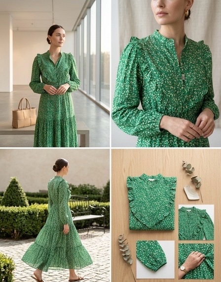 Robe verte 