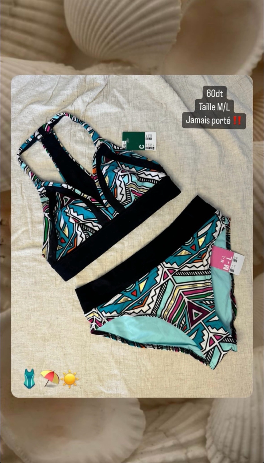 Bikini multicolore