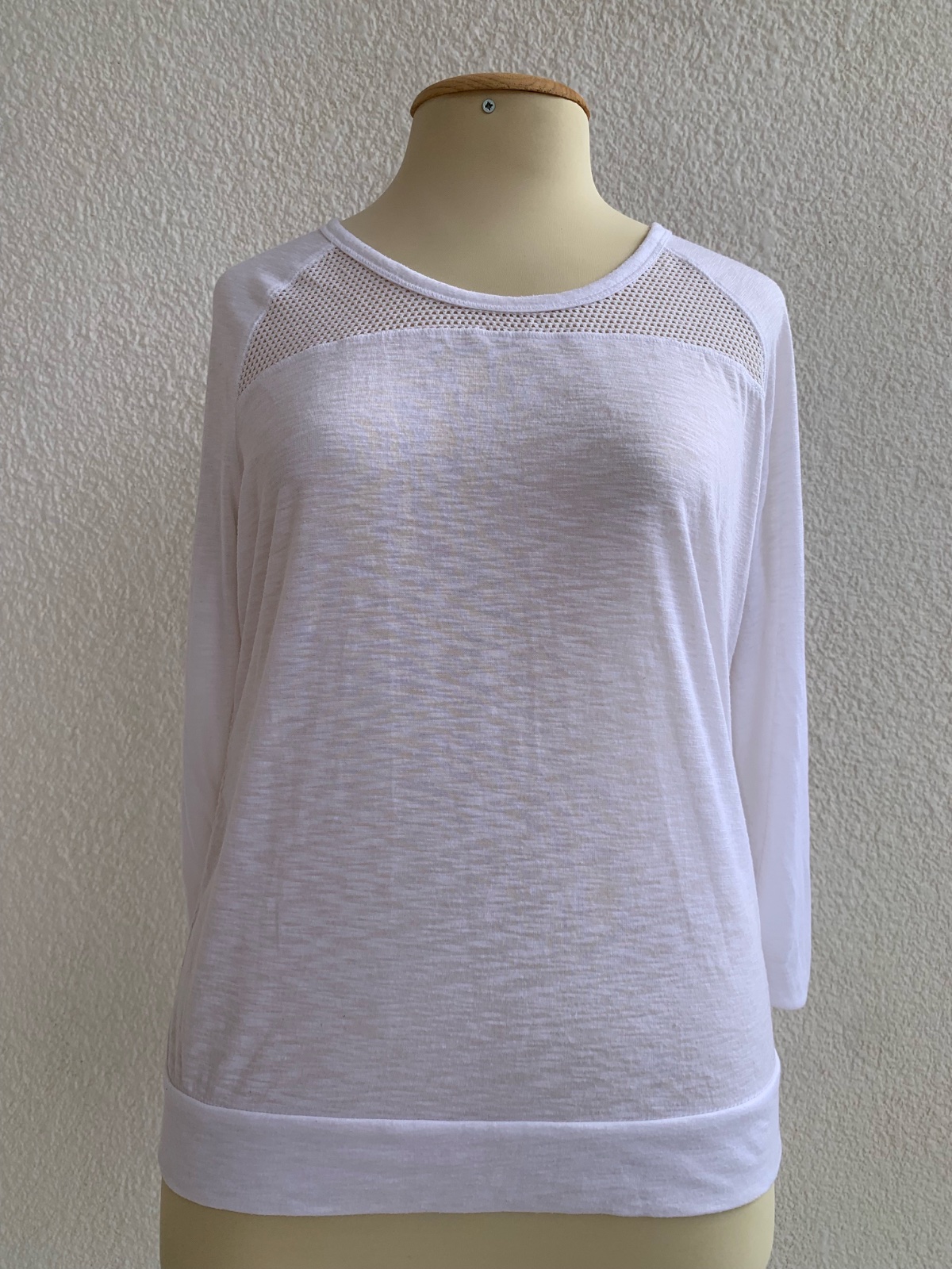 Pull de sport blanc
