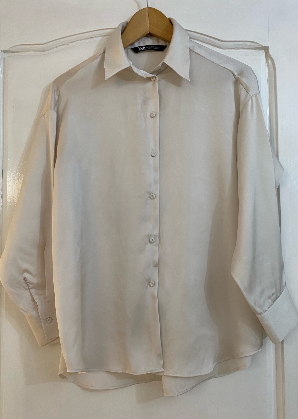 Chemise zara T34 satinee 
