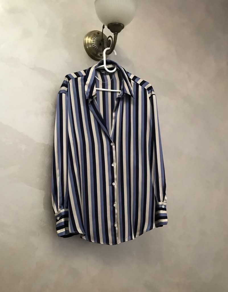 Chemise zara oversize satiné T38