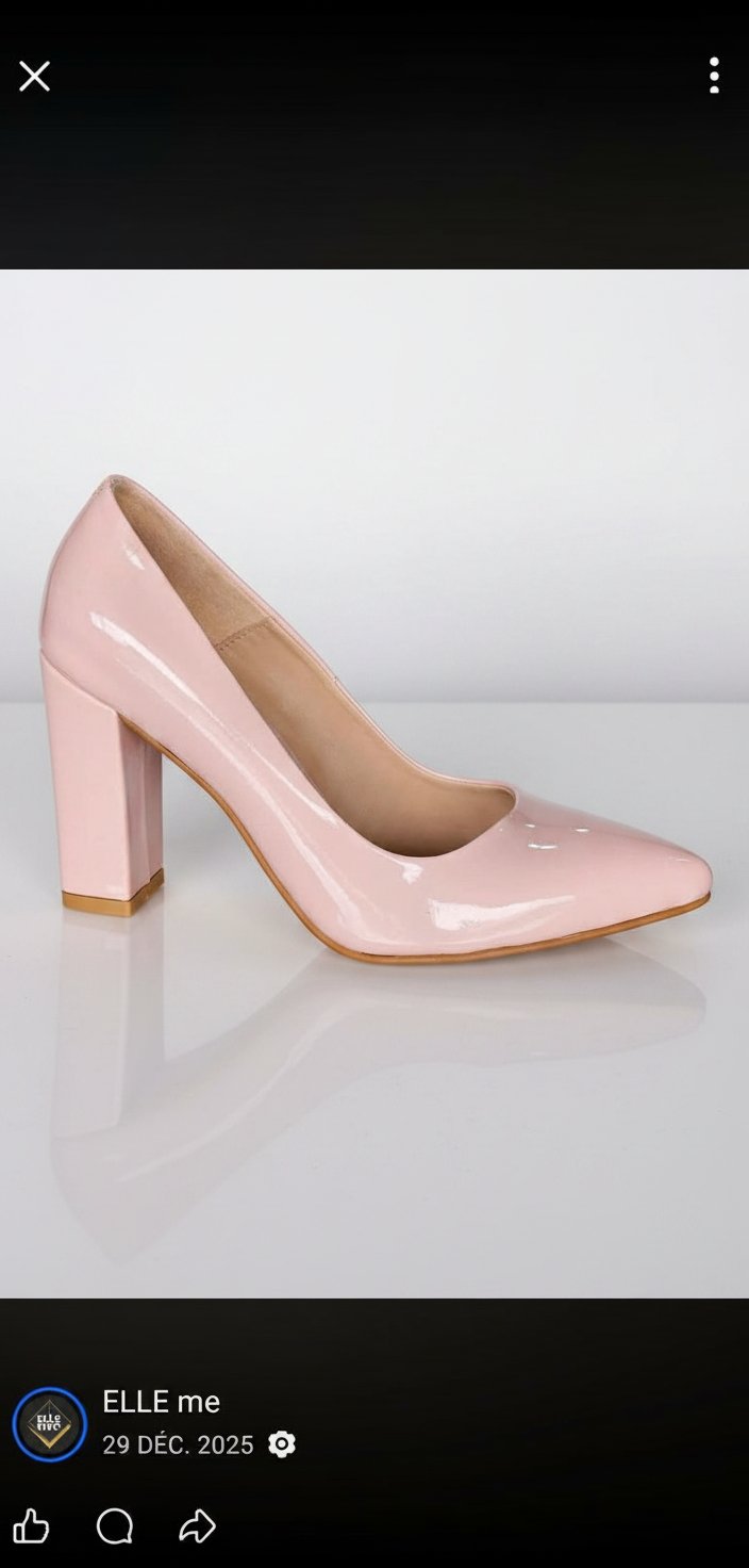 Talons rose nude