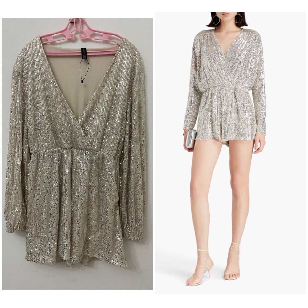 Combishort pailletée soiree avec doublure AMISU
