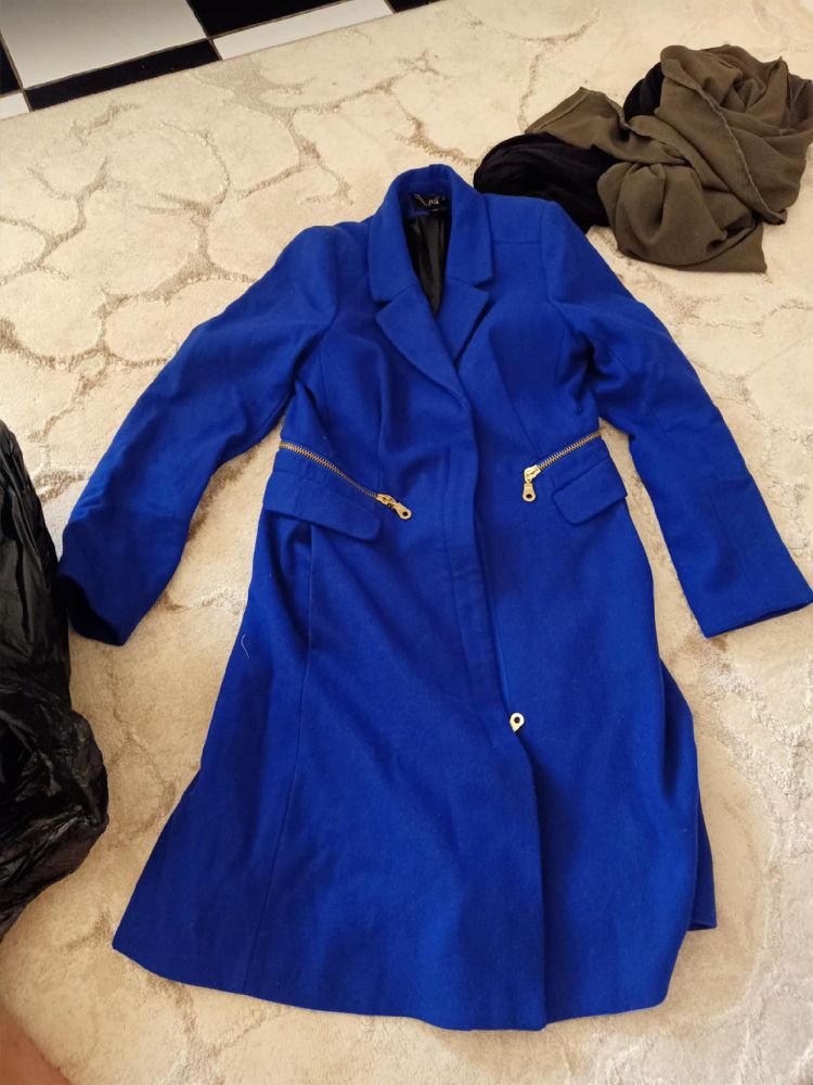 Manteau bleu roi