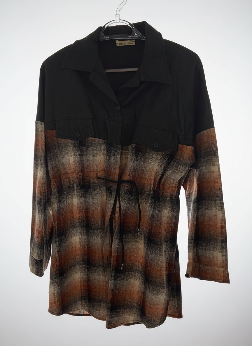 Chemise le top est cuir