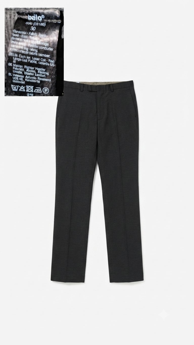 )Pantalon de costume Celio - Gris anthracite - Taille : 30