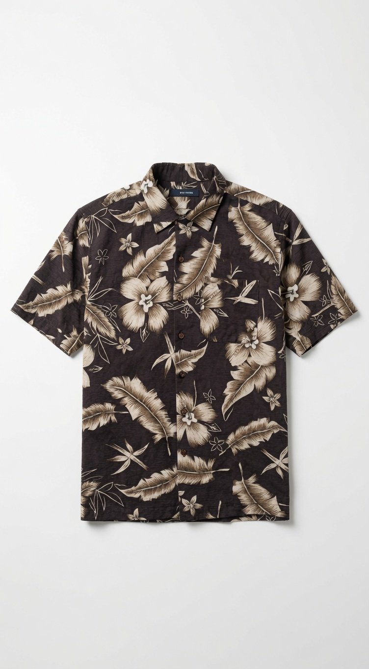 Chemise Hawaïenne Été Luxe - Scala Milano - Taille M (Neuve)