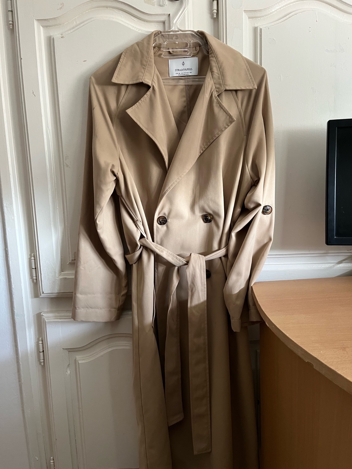 Trench beige Stradivarius neuf