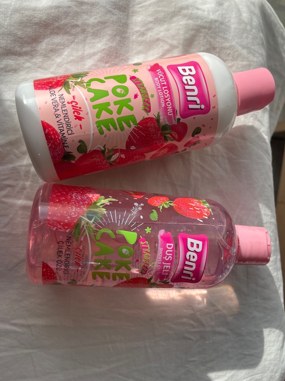 Shower gel & body lotion