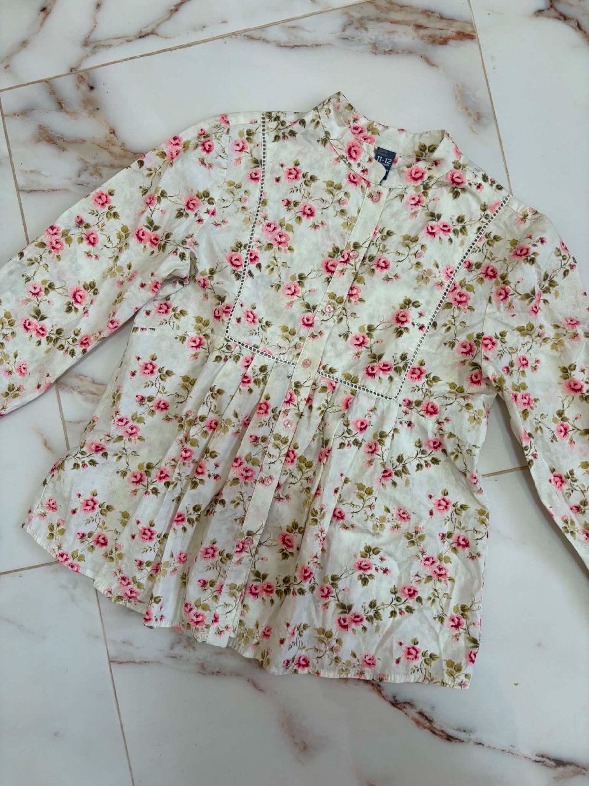 Chemise fleuri pour fille -ZARA kids 11-12 ans  